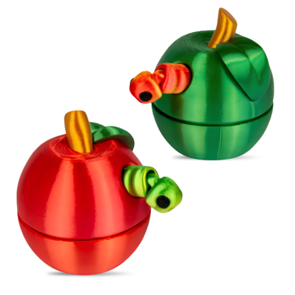 Appel & rups - 3D geprint