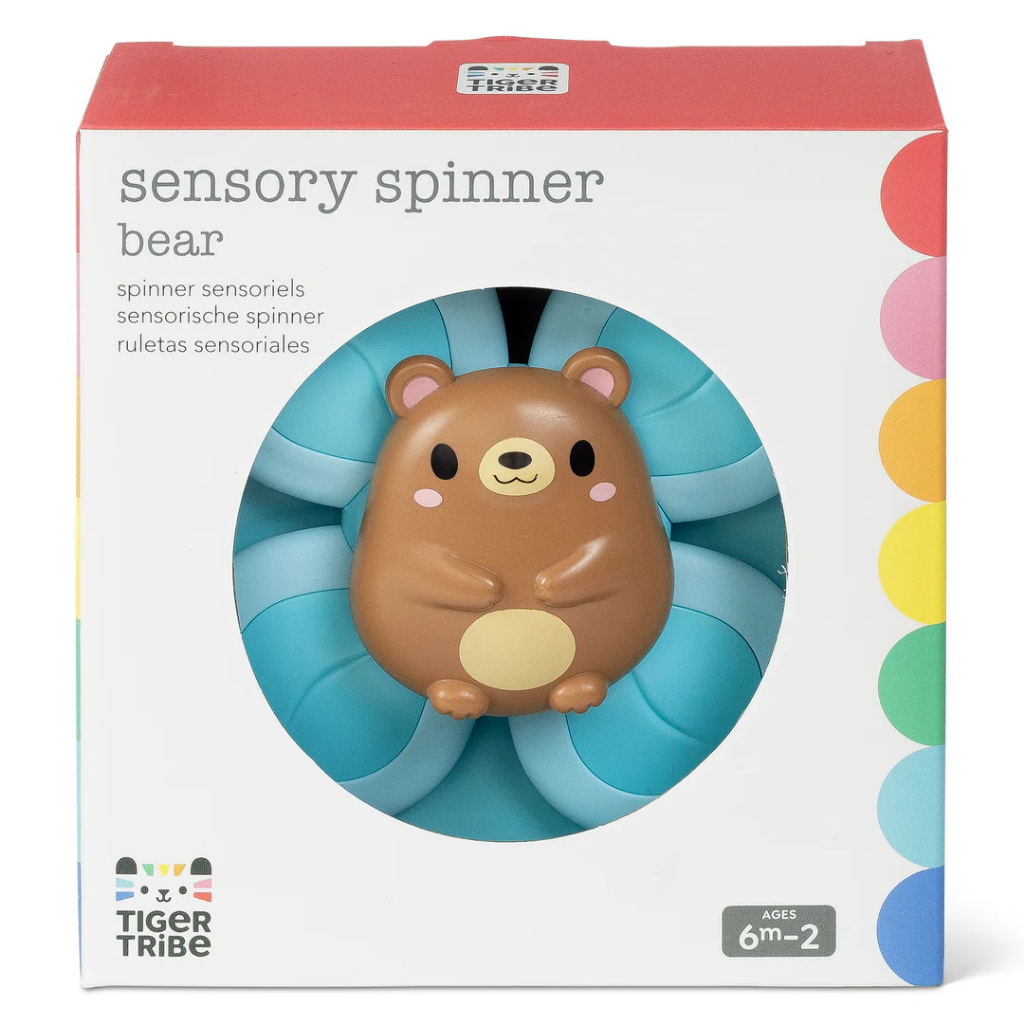 Sensory spinner met zuignap