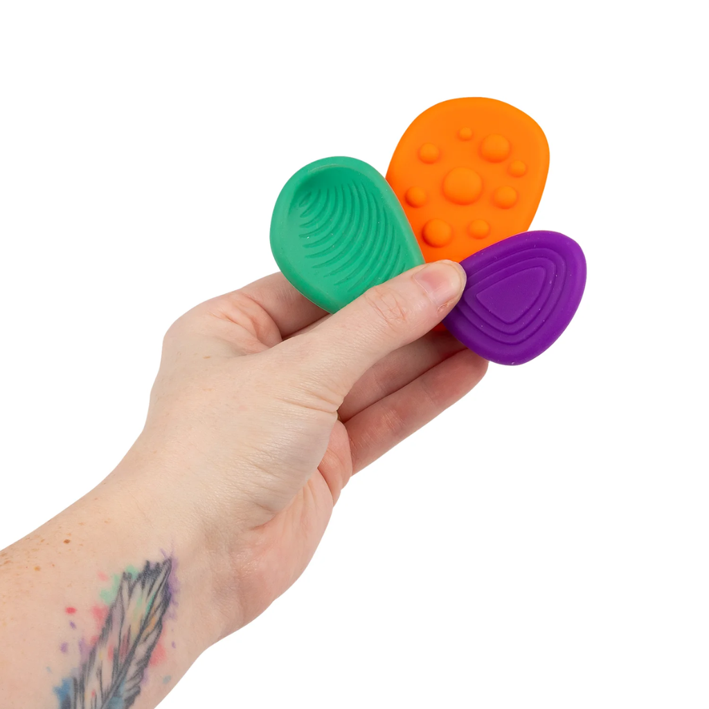 Sensory Worry Stones fidget - 6 stuks