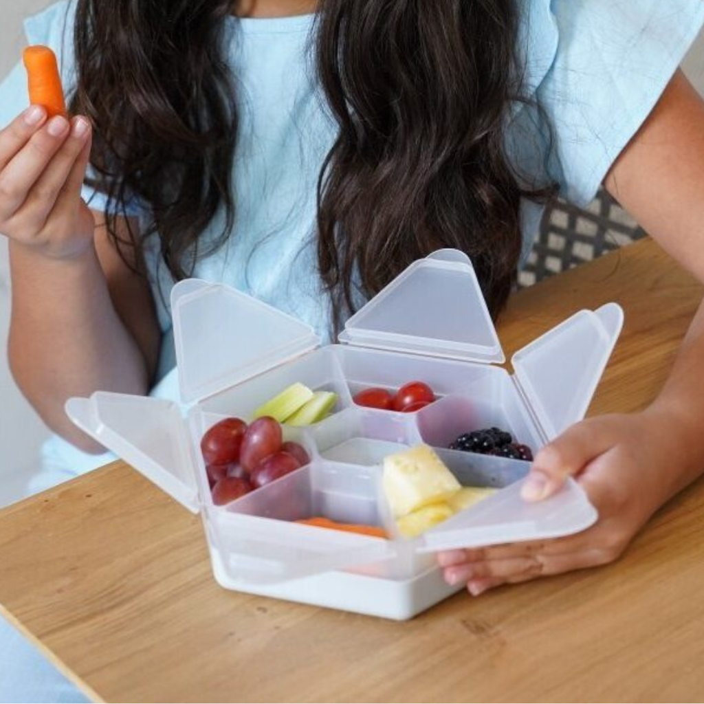Melii - Hexagon snackbox met 6 compartimenten
