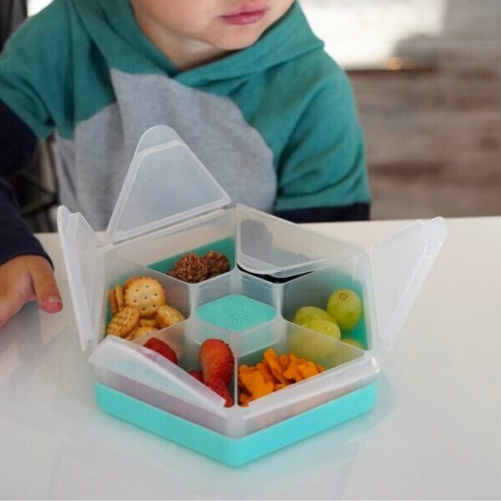 Melii - Hexagon snackbox met 6 compartimenten