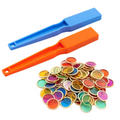 100 Telchips met 2 magnetisch staven