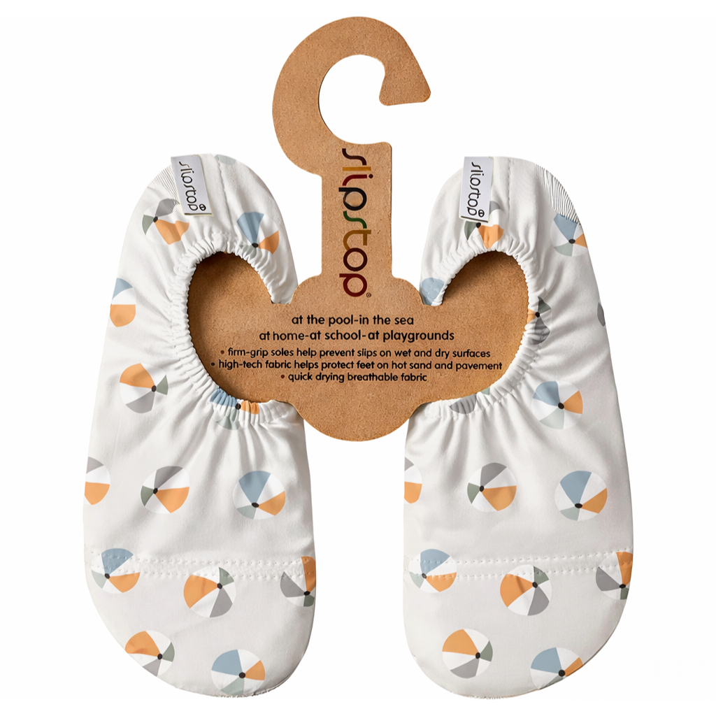 Slipstop antislip waterschoenen voor kinderen - Beachbal Naturel
