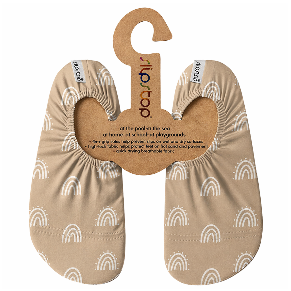 Slipstop antislip waterschoenen voor kinderen - Caramel