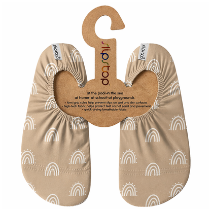 Slipstop antislip waterschoenen voor kinderen - Caramel