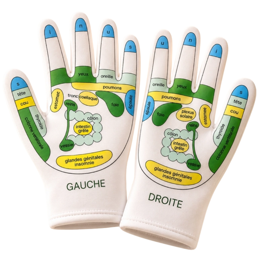 Reflexologie handschoenen met hydraterende gel
