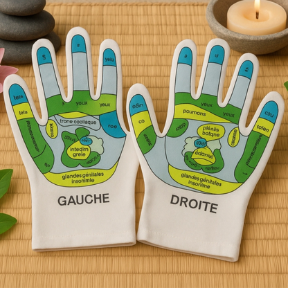 Reflexologie handschoenen met hydraterende gel