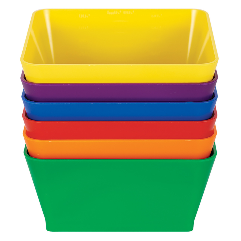 Sorteerschalen voor sorteerfiguurtjes