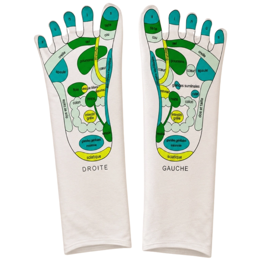 Reflexologie sokken met hydraterende gel