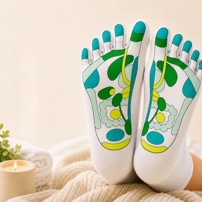 Reflexologie sokken met hydraterende gel
