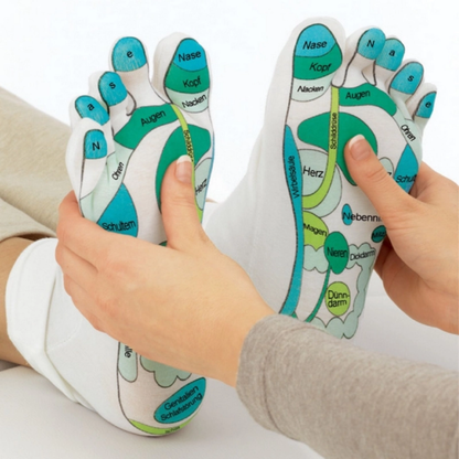 Reflexologie sokken met hydraterende gel