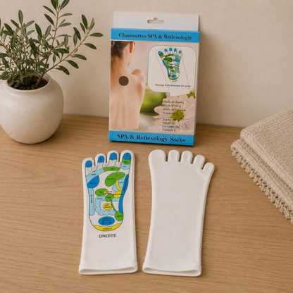 Reflexologie sokken met hydraterende gel
