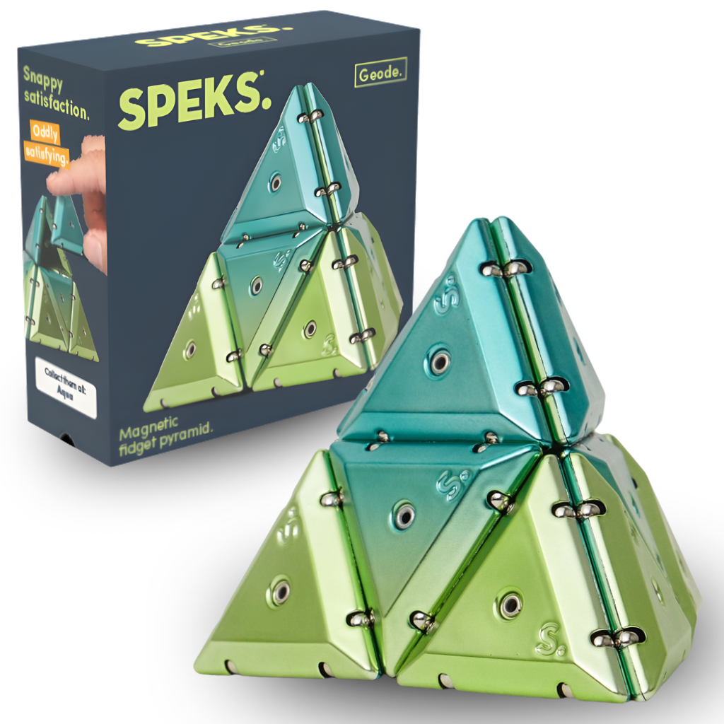 SPEKS Geode Chrome Pyramid