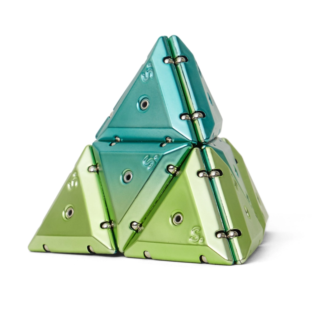SPEKS Geode Chrome Pyramid
