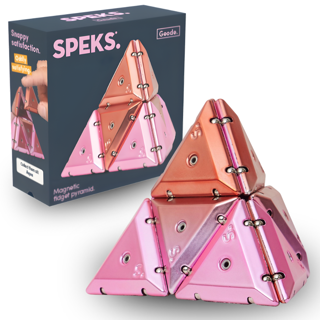 SPEKS Geode Chrome Pyramid