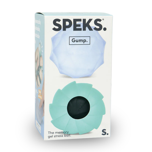 SPEKS Gump met reliëf - Memory gel stressbal fidget toy - 2 stuks