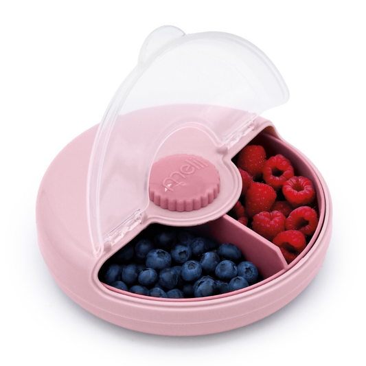 Melii - Spinner snackbox met 3 compartimenten