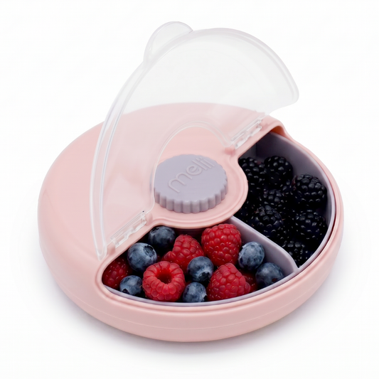 Melii - Spinner snackbox met 3 compartimenten