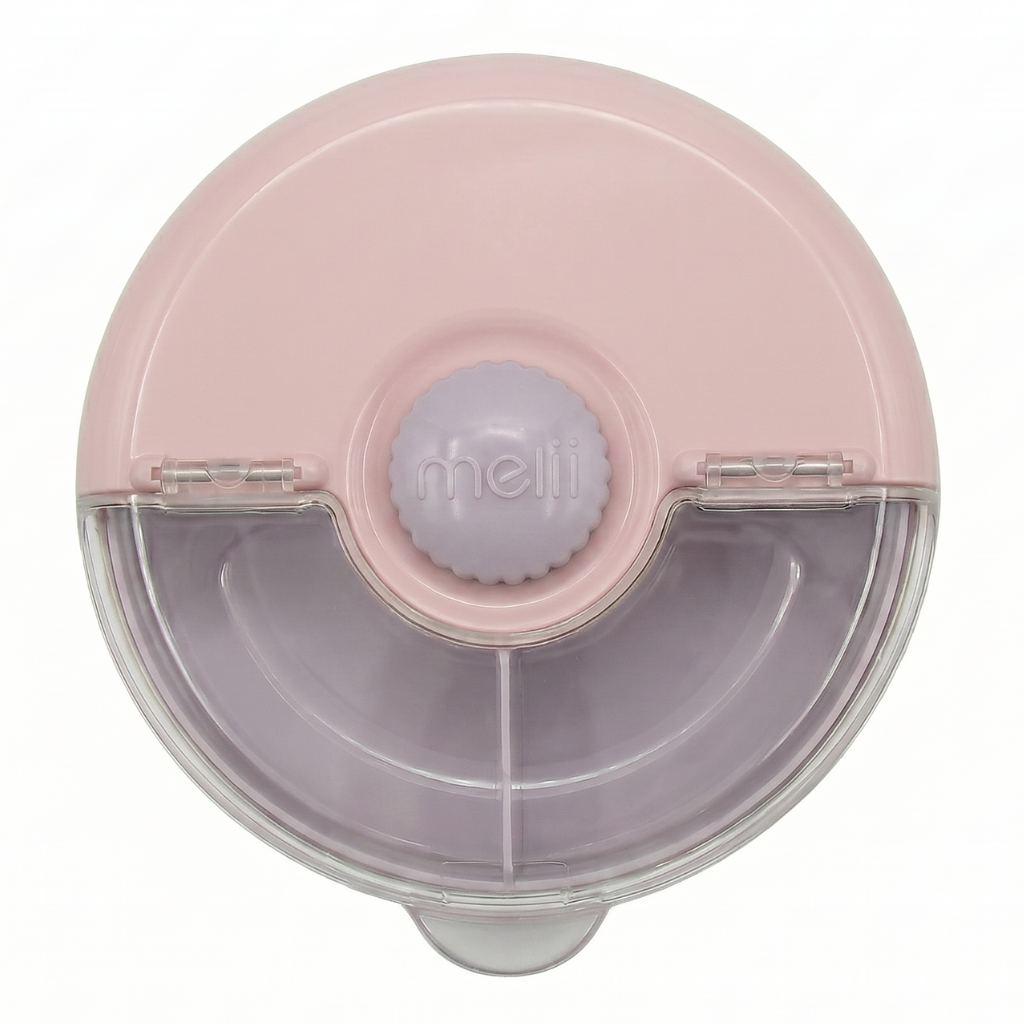Melii - Spinner snackbox met 3 compartimenten