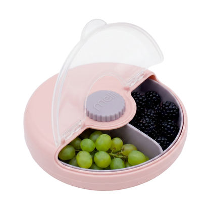 Melii - Spinner snackbox met 3 compartimenten