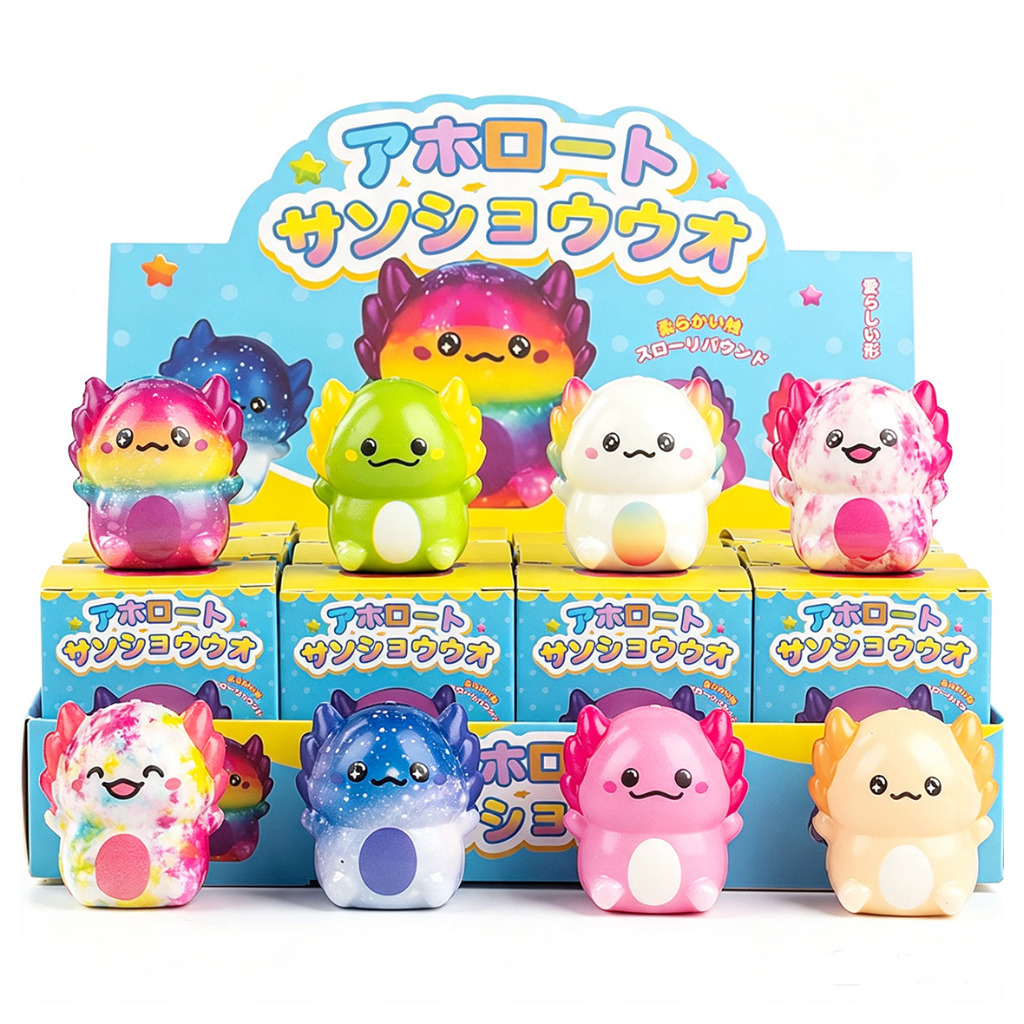 Squishy Slow Rising Fidget - Axolotl