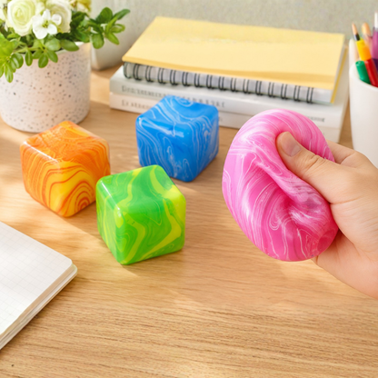 Squishy cube fidget