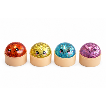 Mystery Squishy dumpling Fidget - Glitters small (5,5cm)