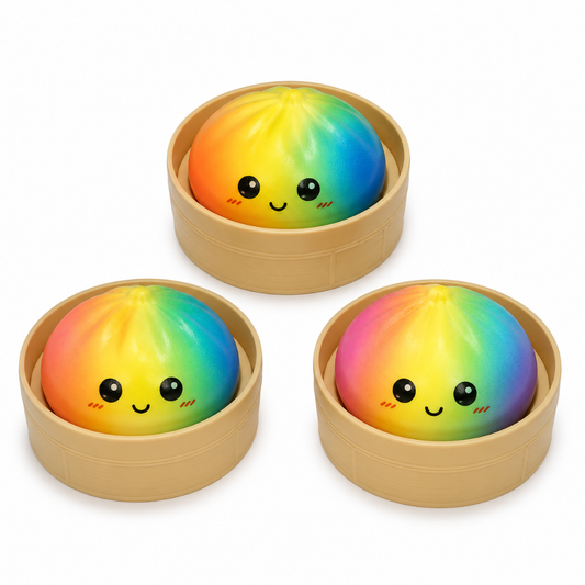 Squishy dumpling Fidget - Rainbow (8,5cm)