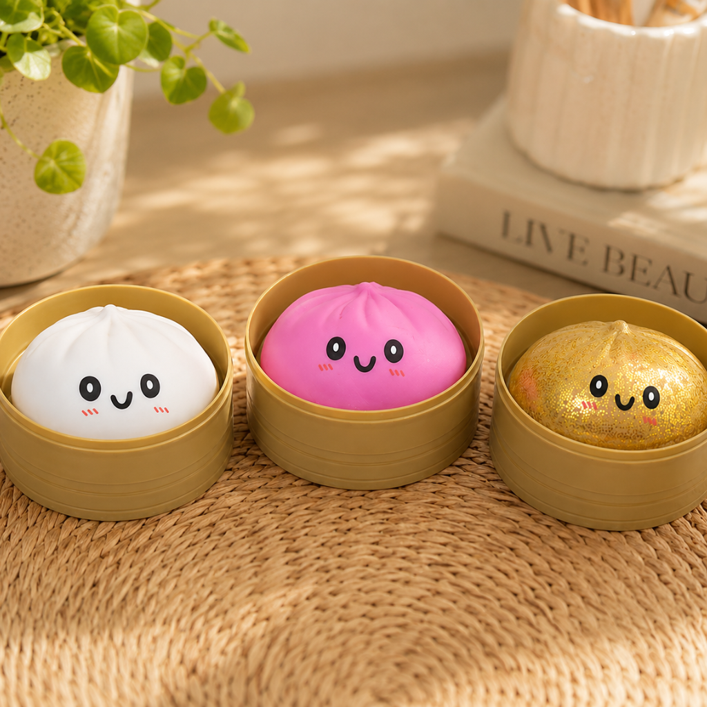 Mystery Squishy dumpling Fidget - Classic (8,5cm)