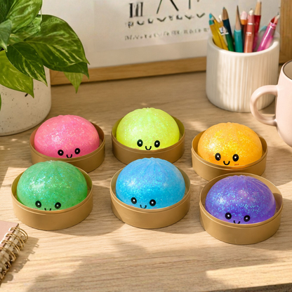 Mystery Squishy dumpling Fidget - Sugar (8,5cm)
