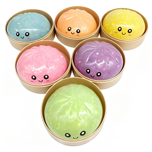 Mystery Squishy dumpling Fidget - Glitter Glow in the Dark (8,5cm)