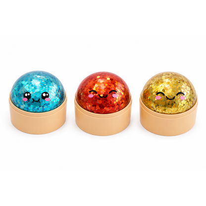 Mystery Squishy dumpling Fidget - Glitters large (8,5cm)