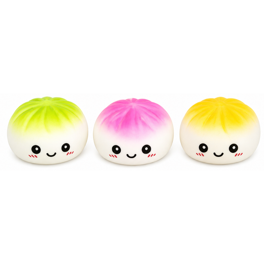 Mystery Squishy dumpling Fidget - Multi Colour (8,5cm)