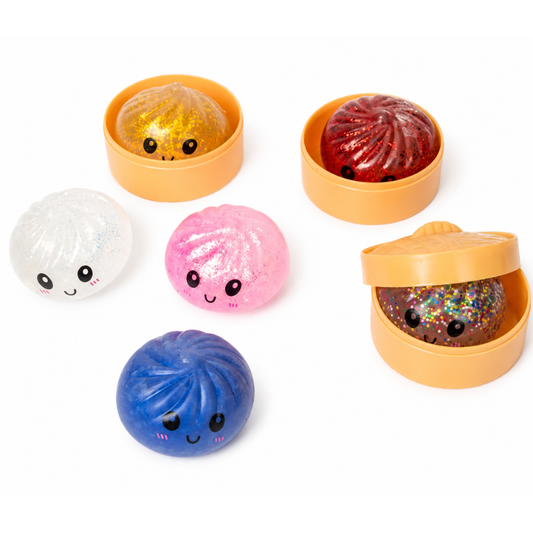 Mystery Squishy Dumpling fidget - Glitter Small (5cm)