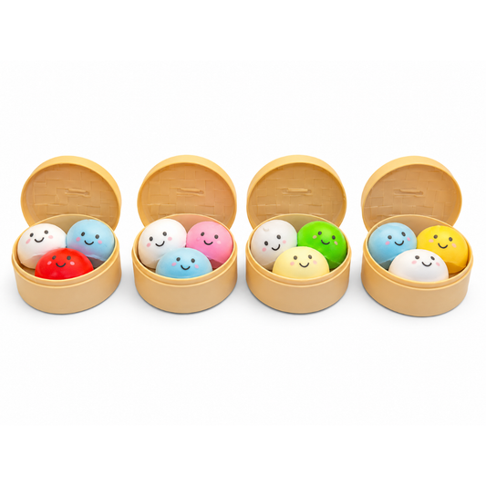 Mystery Squishy dumpling Fidget - 3 stuks MINI