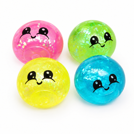 Mystery Squishy dumpling Fidget - Sugar Glitter - 3 stuks MINI (5,5cm)