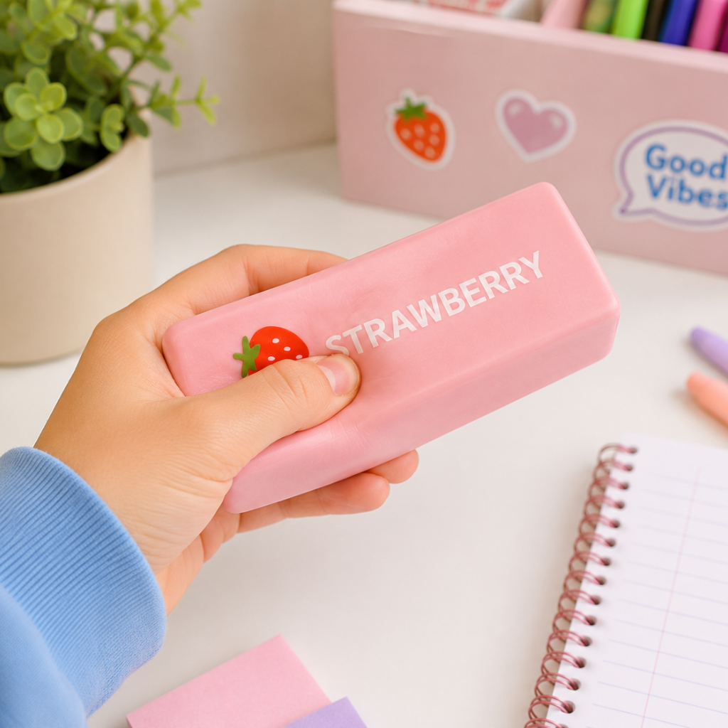 Squishy Butter Slow Rising Fidget - Strawberry (13cm)