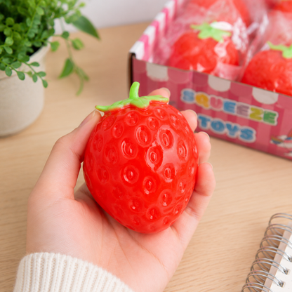 Squishy Aardbei Fidget (7cm)