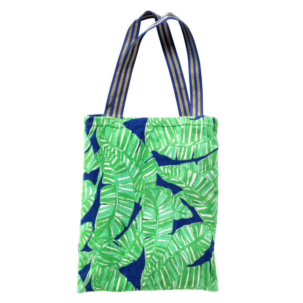Strandtas met XL strandlaken set