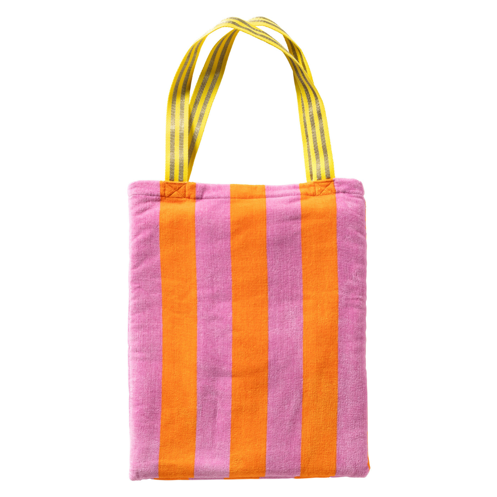 Strandtas met XL strandlaken set