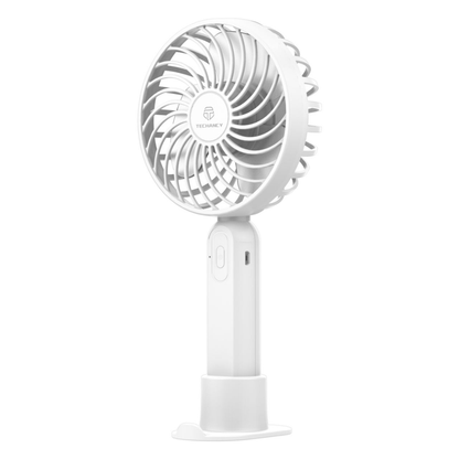 2 in 1 Mini Handventilator met Bureau en Telefoonhouder
