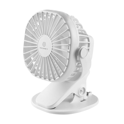 USB Oplaadbare Bureauventilator met Klem