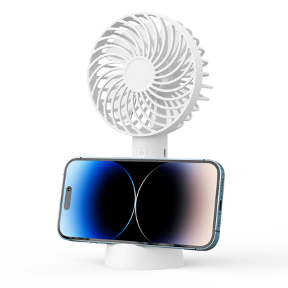 Mini Handventilator met Telefoonhouder