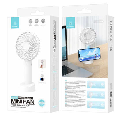 Mini Handventilator met Telefoonhouder