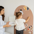 Tix-Mix magnetische tekenmuur met 2 krijtjes