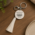 Sleutelhanger tassel - Superblij met een fantastische papa zoals jij!