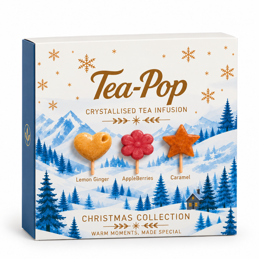 Tea-Pops Winter Moments kerstgeschenkset - 6 theesticks
