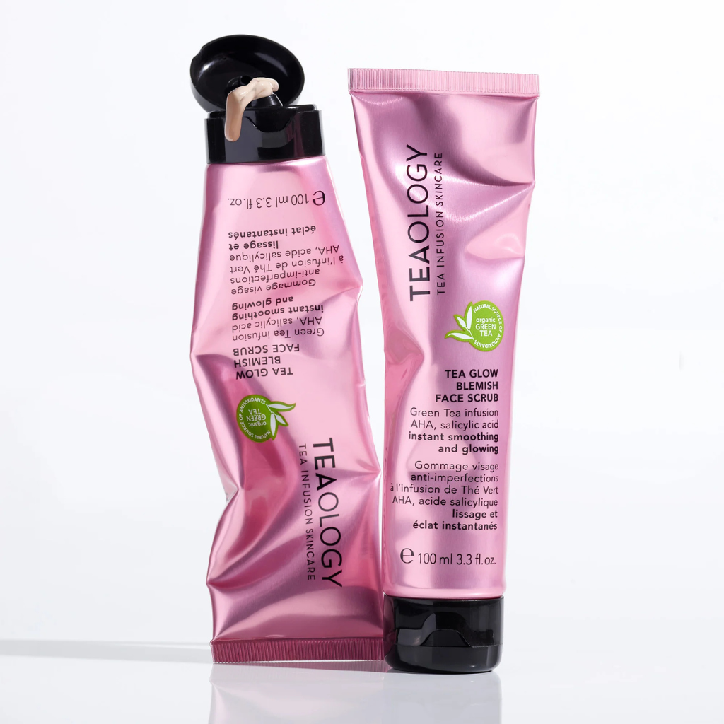 Teaology - Tea Glow Face Scrub tegen puistjes 100 ml