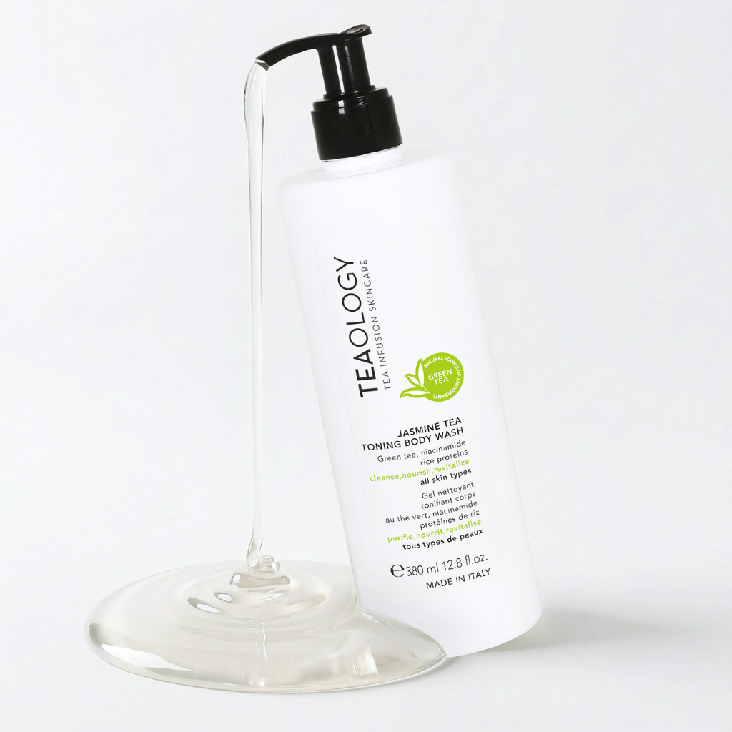 Teaology Jasmin Tea Toning Body Wash 360ml + GRATIS Peach Tea Hair Kit