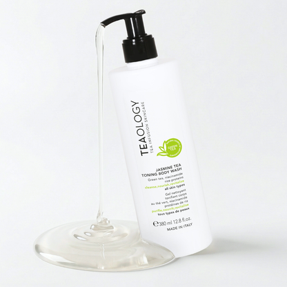 Teaology Jasmin Tea Toning Body Wash 360ml + GRATIS Peach Tea Hair Kit